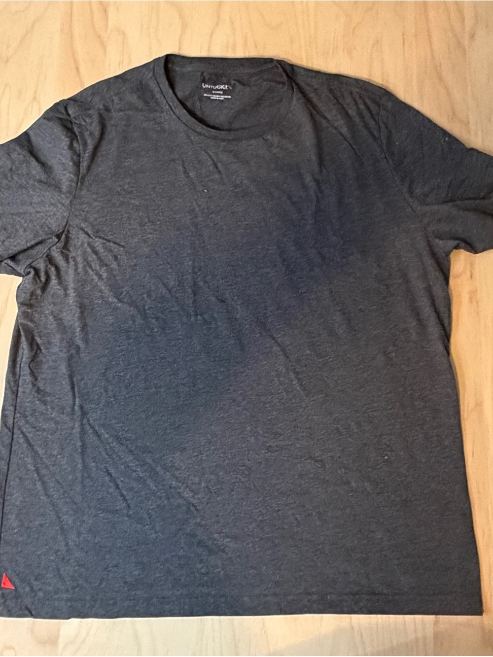 UNTUCKit Men's Crew Neck T-Shirt in Dark Gray